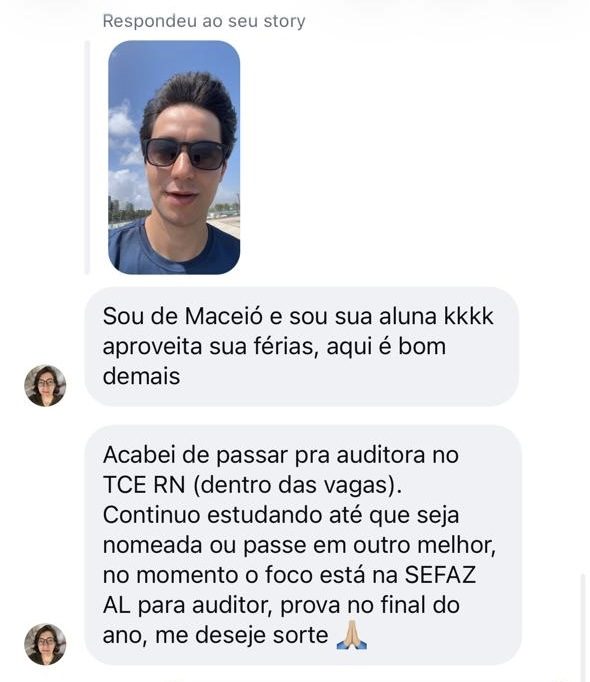 Aluna aprovada como auditora no TCE RN